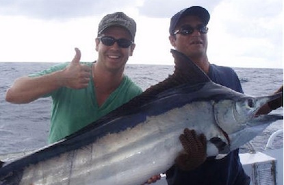 Black Marlin caught on True Blue Fishing Charters
